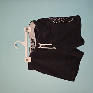 Womens Nike Black Sweat Shorts